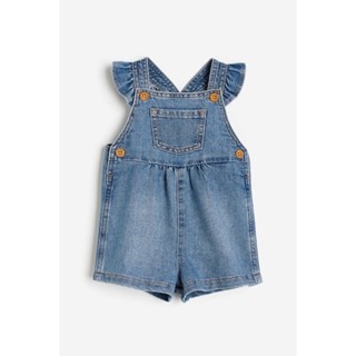 H&amp;M  Girl Denim dungaree shorts 1123538_1