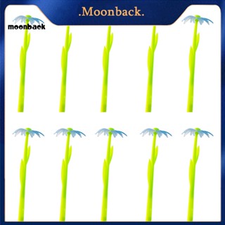 &lt;moonback&gt; 10 ชิ้น ปากกาเขียนที่สะดุดตา สําหรับเด็ก ยืดหยุ่น นุ่ม ดอกไม้ ปากกาโฟโตโครมิก