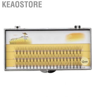 Keaostore False Eyelash  Professional Extension 60 Clusters 12mm for Beauty Salon Women