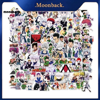 &lt;moonback&gt; สติกเกอร์ มีกาวในตัว ลายอนิเมะญี่ปุ่น Hunter X Hunter สําหรับติดตกแต่งสเก็ตบอร์ด 100 ชิ้น