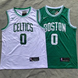 Tatum No. เสื่อทาตัม แฟชั่น สไตล์คลาสสิก เสื้อกีฬาบาสเก็ตบอลลําลอง ปักลาย 0 Celtic Jersey สําหรับผู้ชาย 322428