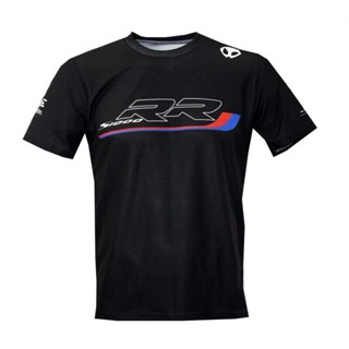 2022 NEW Black Summer mens T-shirt, BMW RR S1000 Motorcycle Motorcycle Super Motorcycle Racing Quick-Drying Court _03