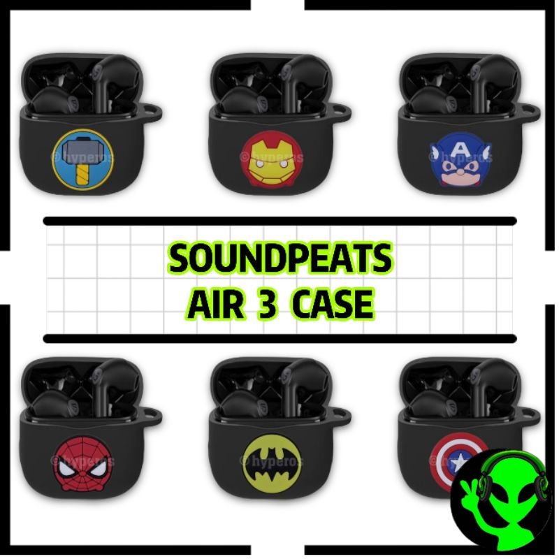 SoundPEATS Air 3 Case Wireless Earbud Protective Shell Soft Silicone Case Cover Soundpeats Air3 Case