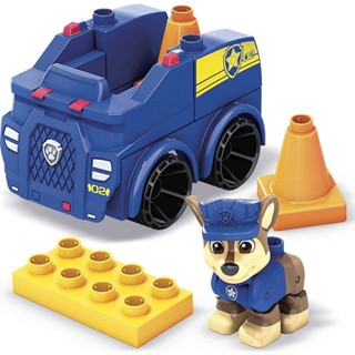 Mega Bloks Paw Patrol ChaseS Patrol ชุดของเล่นตัวต่อรถยนต์ พร้อมฟิกเกอร์ไล่ล่า 1 ชิ้น บล็อก 10 ชิ้น ของขวัญ สําหรับเด็กอายุ 3 ปีขึ้นไป