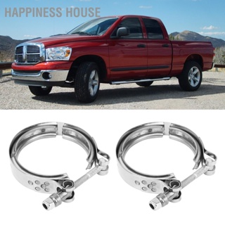 Happiness House 1 Pair Turbo V Shaped Exhaust Clamp 3069053 High Temperature Resistant Replacement For Cummins 5.9L