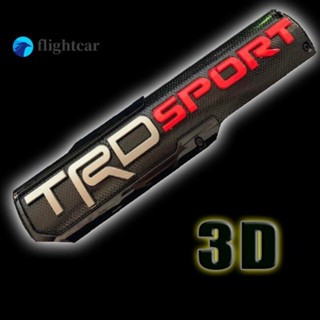 Flightcar ตราสัญลักษณ์โลโก้ TRD ABS 3D สําหรับติดประตูรถยนต์ Toyota SUV Pickup 4WD 4x4 1 ชิ้น