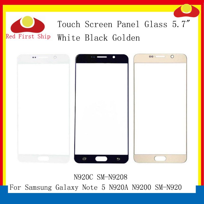 สําหรับ Samsung Galaxy Note 5 Note5 N920A N9200 SM-N920 N920C แผงสัมผัสด้านหน้าด้านนอกหมายเหตุ 5 LCD