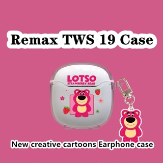 【imamura】เคสหูฟัง แบบนิ่ม แบบใส ลายการ์ตูน สําหรับ Remax TWS 19 Remax TWS 19