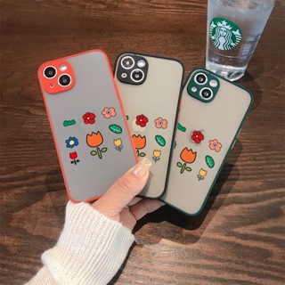 เคสโทรศัพท์มือถือ ลายดอกไม้ ขนาดเล็ก สีสันสดใส สําหรับ Apple Iphone 14promax 12 1113mini 8plus