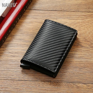 NAVEE Slim Wallet Multi Card กระเป๋าสตางค์ผู้ชายขนาดกะทัดรัดความจุขนาดใหญ่สำหรับการเดินทางเพื่อธุรกิจ