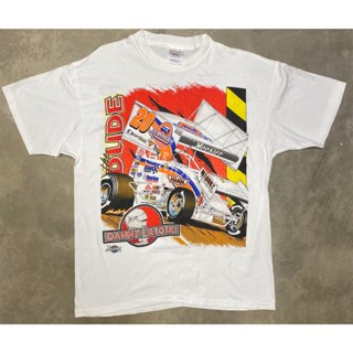 เสื้อยืด พิมพ์ลาย Danny "The Dude" Lasoski / Jurassic Park / Tony Stewart Racing สไตล์วินเทจ ขนาดใหญ่ 2001