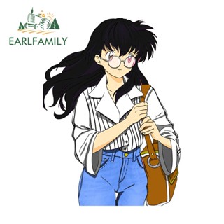 Earlfamily สติกเกอร์ Inuyasha กันน้ํา กันรอยขีดข่วน สําหรับติดตกแต่งรถยนต์ สเก็ตบอร์ด 13 ซม. x 9.5 ซม.