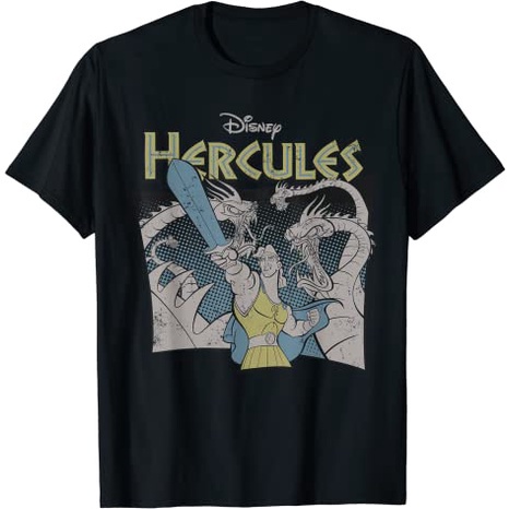 WXเสื้อยืดแขนสั้น ผ้าฝ้าย 100% พิมพ์ลาย Hercules Battles Hydra แฟชั่นสําหรับผู้ชาย และผู้หญิง