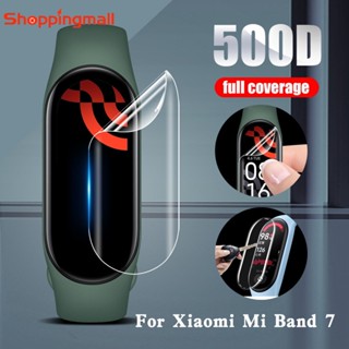 ฟิล์มไฮโดรเจลนิ่ม โค้ง สําหรับ Xiaomi Mi Band 7 7NFC/ Smart Watch Mi Band 7 Pro/5/6 สายรัดข้อมือ ป้องกันรอยขีดข่วน หน้าจอ