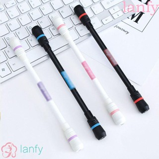 Lanfy ปากกาเจลหมุนได้ 0.5 มม. สําหรับเด็กนักเรียน