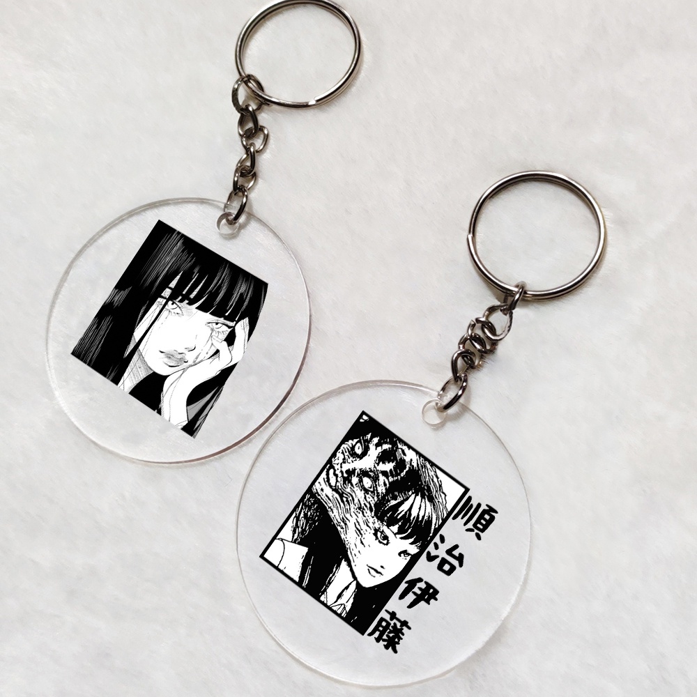 พวงกุญแจอะคริลิค จี้การ์ตูนอนิเมะ Junji Ito Tomie Shintaro Kago สําหรับตกแต่งกระเป๋า กระเป๋าสะพายไหล