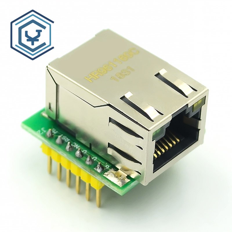 USR-ES1 W5500 ชิปใหม่ SPI ถึง LAN/Ethernet Converter TCP/IP โมดูล W5500 โมดูล TCP/IP Ethernet โมดูลใ