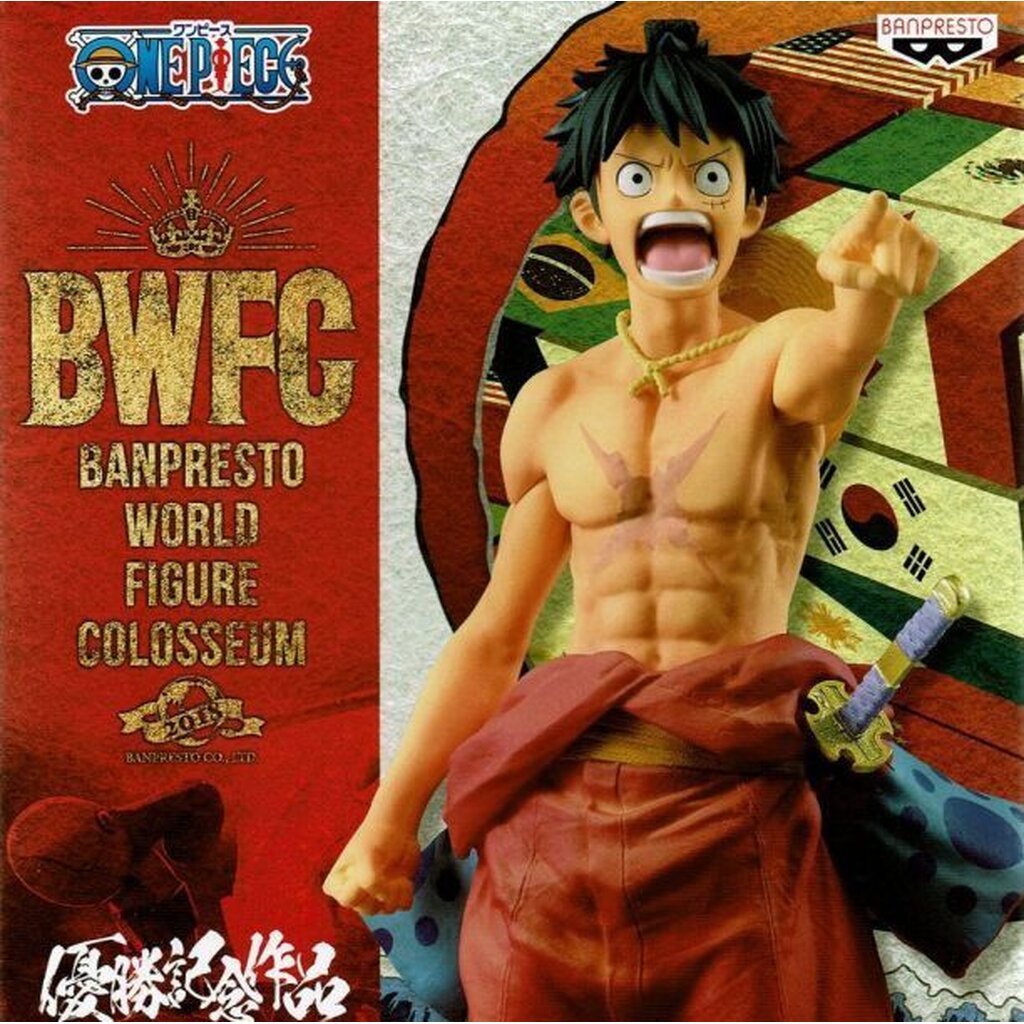 Luffy Wano ของแท้ JP แมวทอง - Banpresto World Figure Colosseum [โมเดลวันพีช]