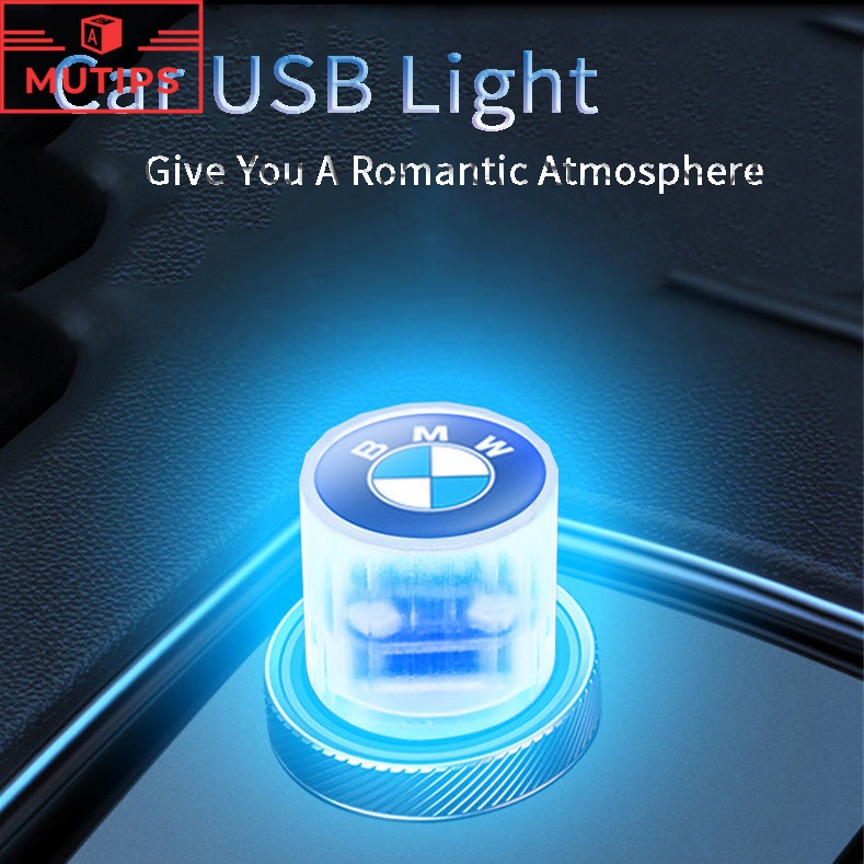 โคมไฟ LED USB ขนาดเล็ก แบบพกพา สําหรับรถยนต์ BMW F30 E90 X3 F25 X5 E53 E46 E36 F10