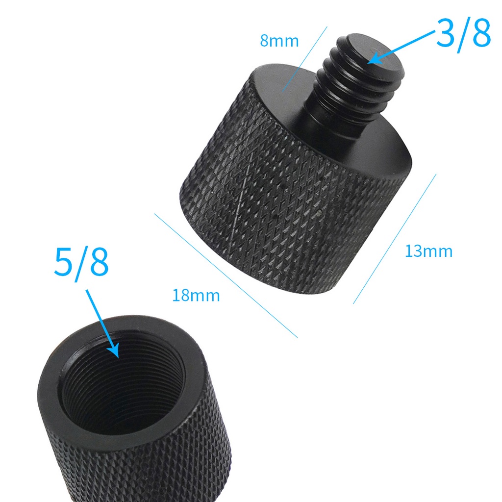 Feichao อะแดปเตอร์ขาตั้งกล้องโลหะ 1/4 นิ้ว 3/8 นิ้ว 5/8 นิ้ว M10 M4 อุปกรณ์เสริม สําหรับกล้อง SLR ถ่ายภาพสตูดิโอ 1 ชิ้น