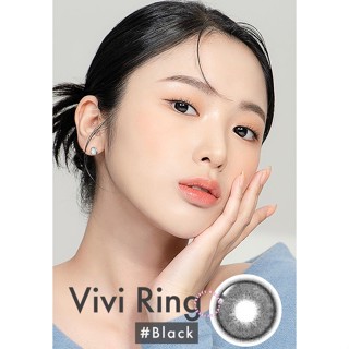 💫Wink :  Vivi Ring สีดำ สายตาปกติ -5.00 ขนาด มินิ