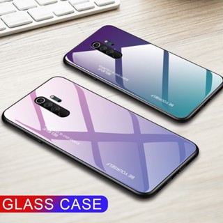 เคสโทรศัพท์มือถือกระจกนิรภัย ไล่โทนสี หรูหรา สําหรับ Redmi Mi 9 9A 9T Note 5 5Pro 6 6Pro 7 7Pro