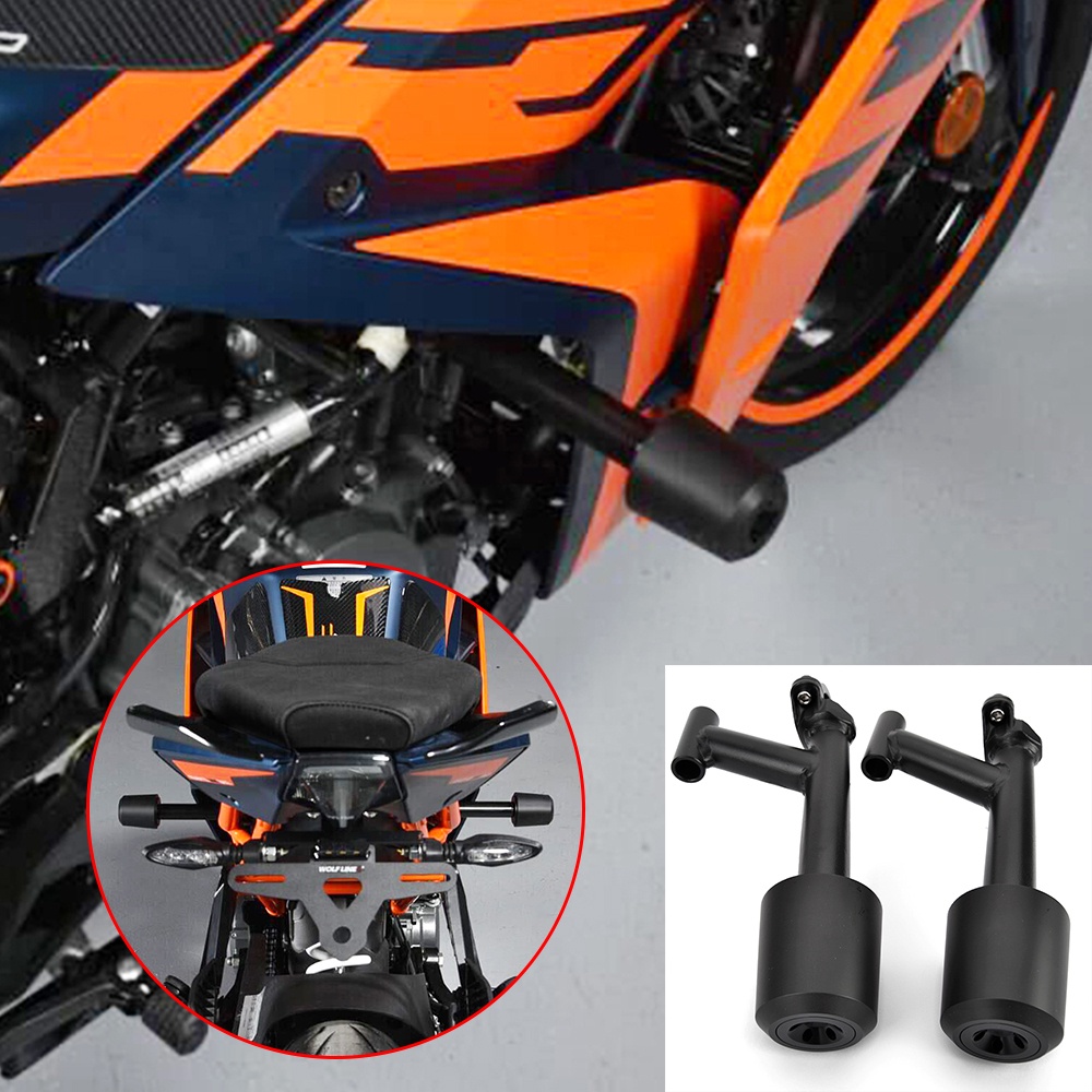 สําหรับ KTM RC390 2022-2023 รถจักรยานยนต์ Falling กรอบป้องกัน Slider Fairing Guard Crash Pad Protect