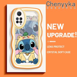 เคสโทรศัพท์มือถือ ซิลิโคน ใส กันกระแทก ลายการ์ตูน Stitch น่ารัก สําหรับ Xiaomi Redmi Note 11 Pro 5G Note 11e Pro