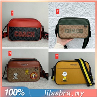 COACH CE746 C4026 CE746 CE638 กระเป๋าสะพายข้างผู้ชาย กระเป๋ากล้อง กีฬาแฟชั่น ความจุสูง 4026 638 746