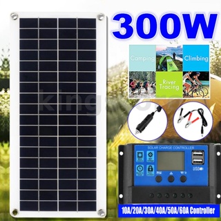 พาวเวอร์แบงค์ พลังงานแสงอาทิตย์ 300W 6V สําหรับชาร์จโทรศัพท์มือถือ