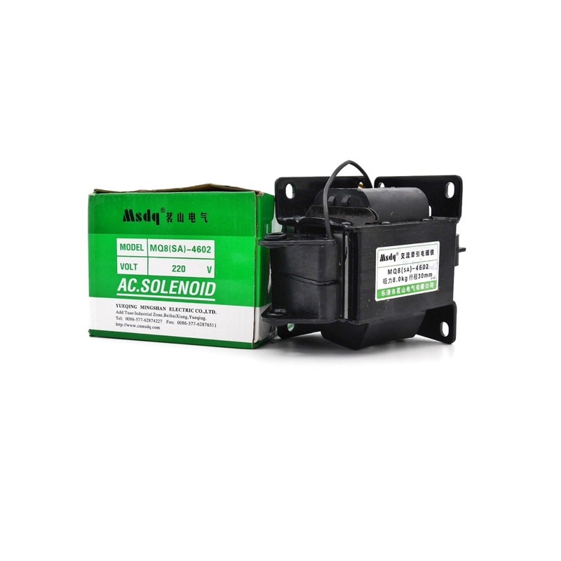 SA-4602โซลินอลย์เบรก 8.0Kg. Solenoid แม่เหล็กไฟฟ้า กดดึงประเภทไฟฟ้าแม่เหล็ก 220V สินค้าจัดส่ง1-3วัน✅️✅️