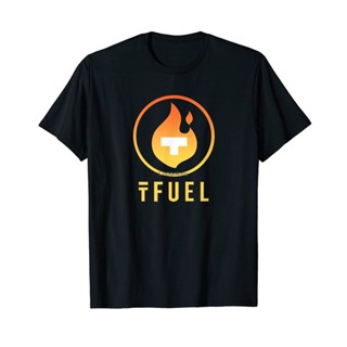 เสื้อยืด พิมพ์ลาย Theta Fuel TFUEL Crypto Token Blockchain Technology Gas สําหรับผู้ชาย