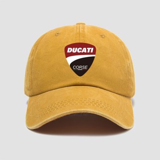 DUCATI motorcycle shop staff custom denim work cap 1199 1299 899 V2 Monster696 821 797 659 Panigale V4 XDiavel S Diavel1260 StreetFighter 848 1098 Scrambler800 supersport950 outdoor riding sun visor baseball cap