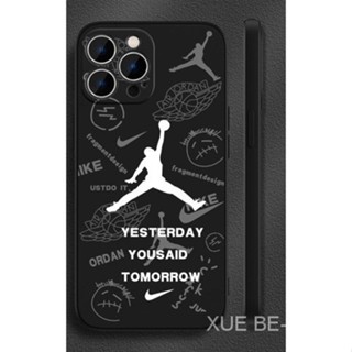 ใหม่ เคสโทรศัพท์มือถือแบบนิ่ม กันกระแทก ลาย Jordan Street Wear สําหรับ iPhone 11 12 13 7 8 Plus XS XR X XSMAX 11Pro 11Promax 12Pro 12Promax 13Promax 13Promax