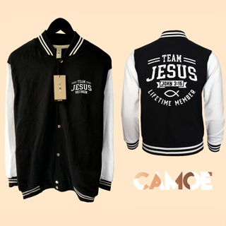 เสื้อแจ็กเก็ต ลายพระเยซู Christian Spirit Varsity