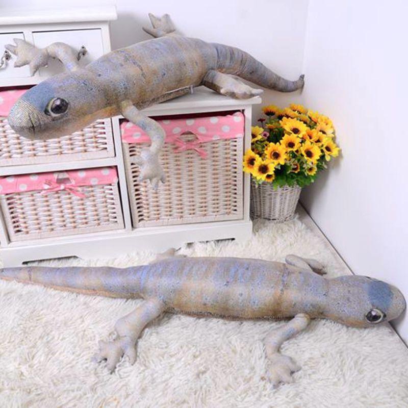 6876 ใหม่ หมอนตุ๊กตา ผ้าฝ้าย รูปการ์ตูนตุ๊กแก กิ้งก่าจําลอง ของเล่นสําหรับเด็ก