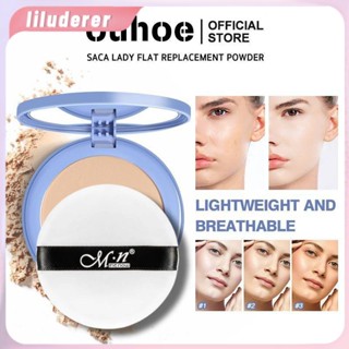 Ouhoe Waterproof Oil Control Matte Poreless Face Concealer Powder Compact Makeup HO