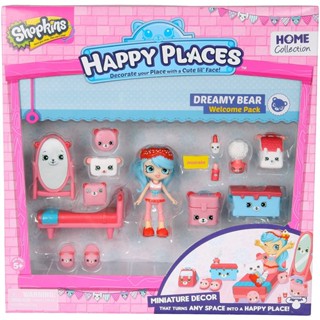 Shopkins ชุดบ้านตุ๊กตาเอลฟ์ ของเล่นสําหรับเด็กผู้หญิง