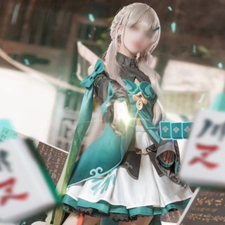 Honkai Star Rail Qingque cosplay Costume คอสเพลย์เครื่องแต่งกายบวกขนาดเกมสวมฮาโลวีนสาวอะนิเมะสองมิติชุดสำหรับผู้หญิง plus size Game cos Uniform Halloween  Girl Anime Two-Dimensional Female Suit崩坏星穹铁道游戏青雀