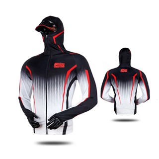 พร้อมส่ง ใหม่ ABUGARCIA เสื้อตกปลา แขนยาว มีฮู้ด แห้งเร็ว ป้องกันแดด สําหรับเล่นกีฬา ปั่นจักรยาน