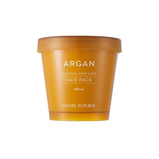 NATURE REPUBLIC [สาธารณรัฐธรรมชาติ] Argan Essential Deep Care Hair Pack 470 มล.