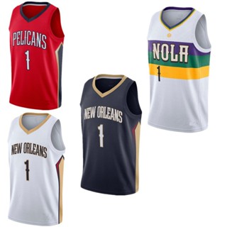 Motion NBA Pelicans No. เสื้อกีฬาบาสเก็ตบอล ลายทีม Cai En William Musen City Edition Jersey One Daigou จํานวน 1 ชิ้น 643068