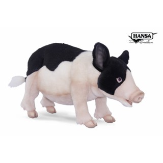 7369 ตุ๊กตาหมู Pot Bellied Pig Hansa Creation