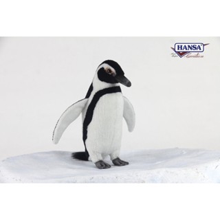 7084 ตุ๊กตาเพนกวินแอฟริกัน 20 ซม. African Penguin Hansa Creation