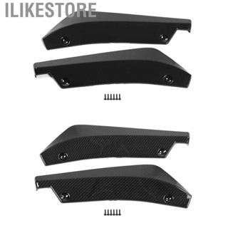 Ilikestore Bumper Lip Spoiler  1 Pair of Universal Car Modified Rear Bumper Canard Diffuser Spoiler Lip Splitter Fins