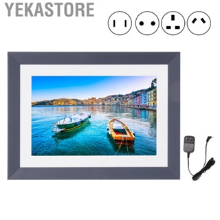Yekastore Digital Photo Frame Touch Screen Photo Frame Electronic Album APP-Send US