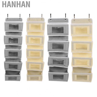 Hanhan shoes bag travel portable toy storage Hanging Closet Multilayer Strong Load Bearing  Nonwoven Over Door