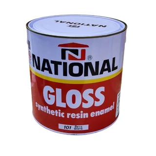 National สีเคลือบเงา สีน้ำมัน สี ทาไม้ ทาเหล็ก เนชั่นแนล ขนาด 3.3 ลิตร