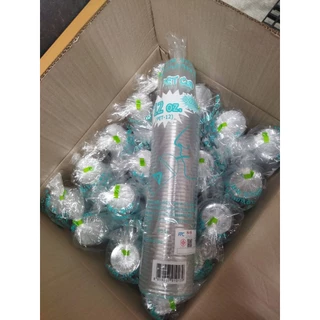แก้ว PET เนื้อใสแข็ง12oz 14oz 18oz ปาก 92/95/98 แถวละ 50 ใบ พร้อมฝา แก้วPET แก้วพลาสติก 12ออนซ์ 14ออนซ์