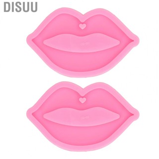 Disuu Fondant Molds  Silicone Molds Lip Shape 2pcs  for Household